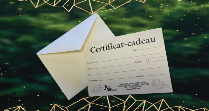 Certificat cadeau AS Moto